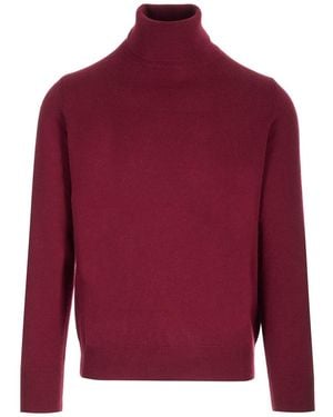 Al Duca d'Aosta Cashmere Turtleneck - Red