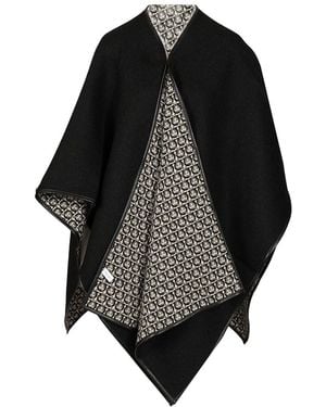Ferragamo "gancini" Cape - Black