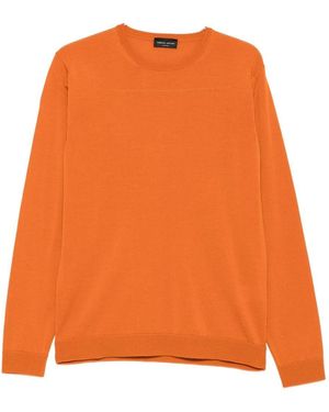 Roberto Collina Crew Neck Sweater - Orange