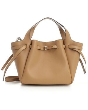 Tory Burch "romy" Satchel Bag - Brown