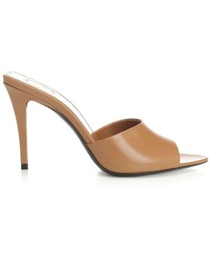 Saint Laurent "romy" Mule - Natural