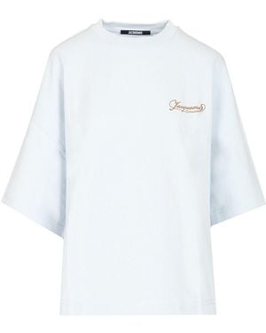 ★JACQUEMUS★ Le Bachi Short Sleeve T-Shirt White 211JS00121 PE22---jacquemus---