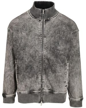 DIESEL "d-carly-s Track" Sweatshirt - Gray