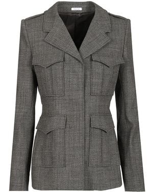 McQueen Uniform-style Jacket - Black