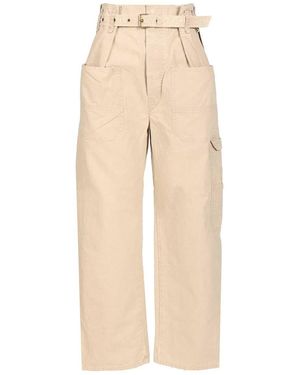 Isabel Marant "mathilda" Workwear Pants - Natural
