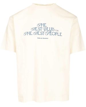 Drole de Monsieur "the Best Club" T-shirt - White