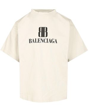 バレンシアガ 「I love Paris」オーバーシャツ Tシャツ Balenciaga I Love Paris & T-Shirt Oversized in White | Lyst