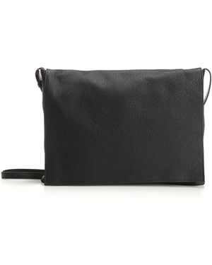ショルダーバッグ・ポシェット THE ROW Black Leather Nan Crossbody Bag The Row Nan Shoulder Bag | Black | FARFETCH