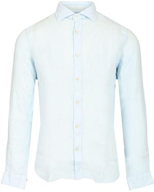 Al Duca d'Aosta Linen Shirt - Blue