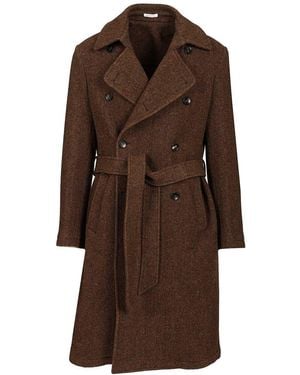 Al Duca d'Aosta Double-breasted Coat - Brown
