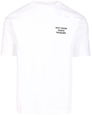 Drole de Monsieur "slogan" T-shirt - White