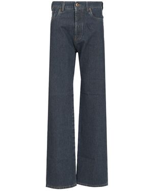 デニム・ジーパン MIU MIU Women Straight Pants MP1721SOOO14A7 F0X24 BLUE MIU MIU Straight Jeans BLUE | Base Blu