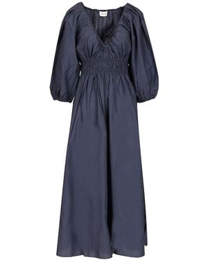 Matteau V-neck Dress - Blue