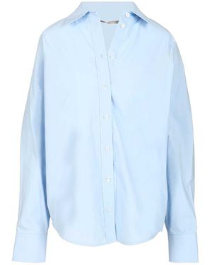 Alexander Wang Shirt With Removable Logo Tag - Blue