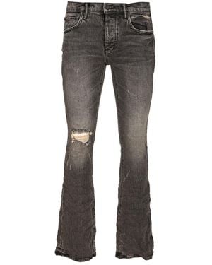 Purple "p004 Vintage Flare Blowout - Grey