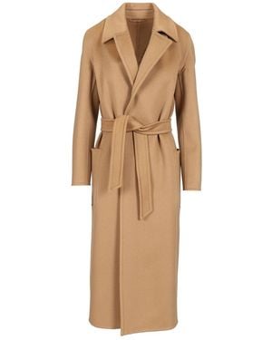 コート Max Mara ARTUR - Cashmere dressing gown coat Max Mara Artur Cashmere Dressing Gown Coat in Natural | Lyst