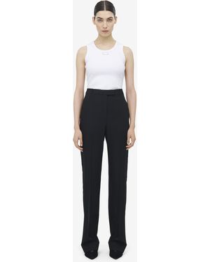 McQueen Couture-Hose - Weiß