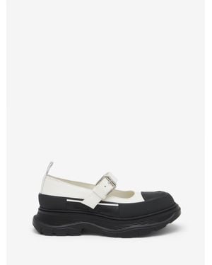 McQueen Thread Slick Mary Jane - Schwarz