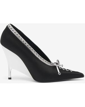McQueen Koko Pump - White