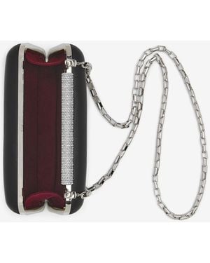McQueen Minaudière Carrée Mcqueen T-Bar - Noir