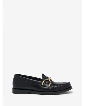 McQueen Wishbone Loafer - White