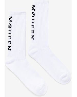 McQueen Mcqueen Logo Socks - Weiß
