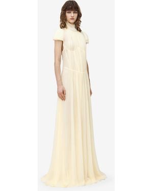 McQueen Abito Plissettato - Neutro