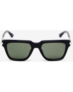 McQueen T-Bar Icon Square Sunglasses - Multicolour