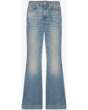 McQueen Narrow Bootcut Denim Trouser - Blue