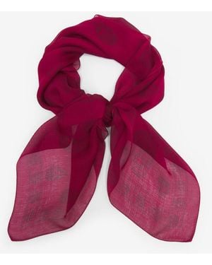 McQueen Classic Skull Foulard - Purple