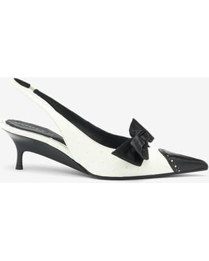 McQueen Koko Slingback - White
