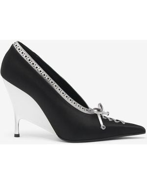 McQueen Koko Pump - White