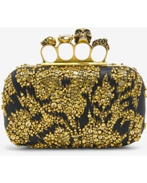 McQueen Knuckle Clutch - Mettallic