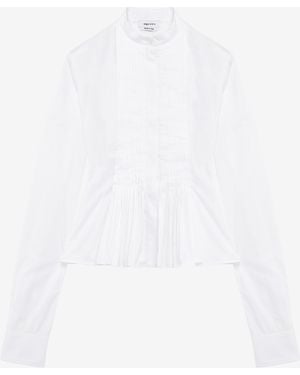 McQueen Peplum Shirt - White