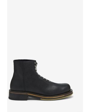 McQueen Maker Zip Boot - Black
