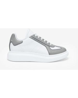 McQueen Oversized Retro Trainer - White