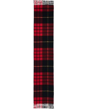 McQueen Tartan Schal - Rot