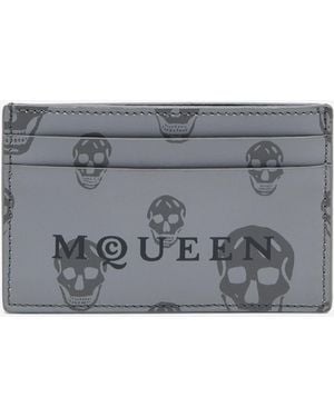 McQueen Mcqueen Card Holder - Gray