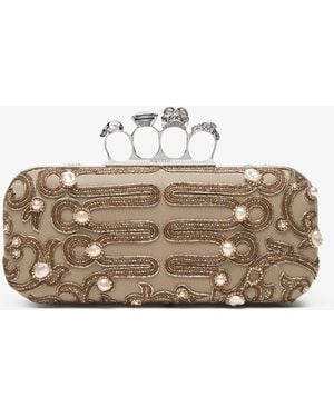 McQueen Long Knuckle Clutch - Natural