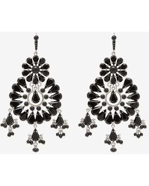 McQueen Lustre Earrings - Black