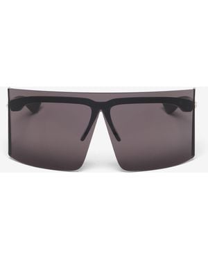 McQueen Oversized Visor Sunglasses - Gray