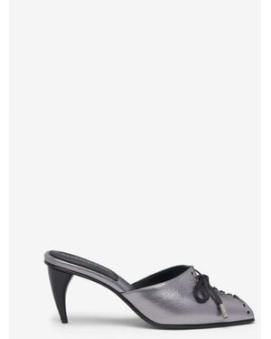 McQueen Lexie Mule - Grey