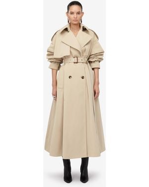 McQueen Trench Militare - Neutro