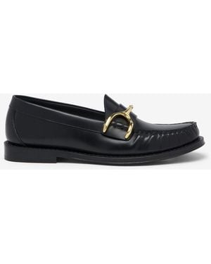 McQueen Wishbone Loafer - Black