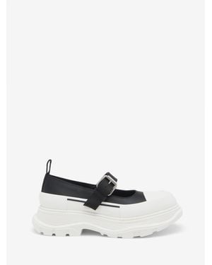 McQueen Tread Slick Mary Jane - Weiß