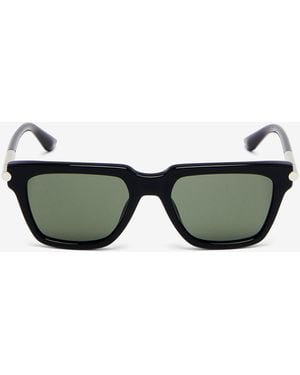 McQueen T-Bar Icon Square Sunglasses - Multicolor