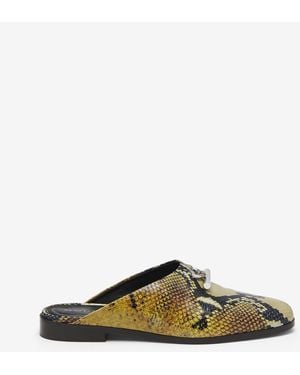 McQueen Mules T-Bar - Vert