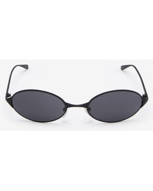 McQueen Neo Oval Sunglasses - Blue