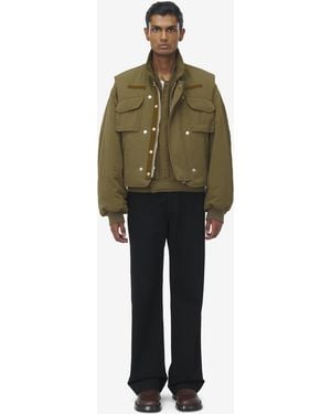 McQueen Jeans Mit Weitem Bein - Schwarz