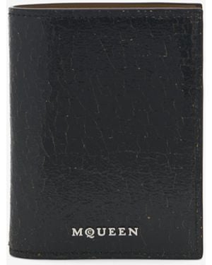 McQueen Portacarte Bifold - Nero